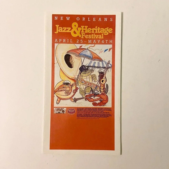 Vintage  New Orleans Shoneys Inn Audubon Zoo and Jazz Festival Brochures - Picture 9 of 16